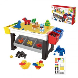 Լեգոի սեղան մասնիկներով