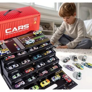 Մետաղական մեքենաների հավաքածու ճանապարհներով